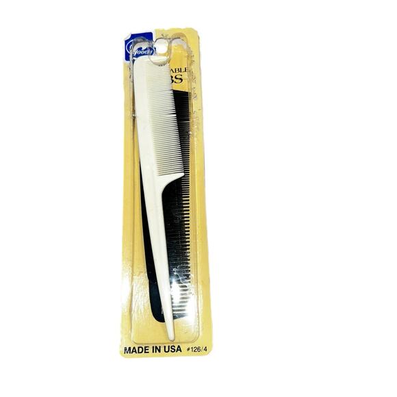 Vintage Goody's "unbreakable combs" set 3 combs in pack made in USA - Picture 1 of 9